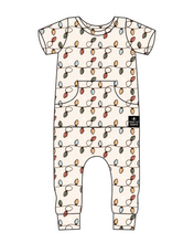Load image into Gallery viewer, 🇨🇦 Front Opening Ready Set Romper® in Holiday Lights