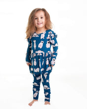 Load image into Gallery viewer, 🇨🇦 Reversible Opening Ready Set Romper® Twirl in Minted O.G Polar Pals