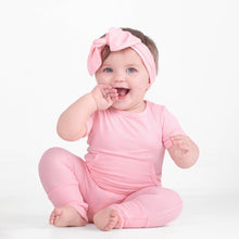 Load image into Gallery viewer, 🇨🇦 Front Opening Ready Set Romper® in Ribbed Bubblegum
