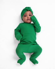 Load image into Gallery viewer, 🇨🇦 Front Opening Ready Set Romper® in Ribbed Emerald