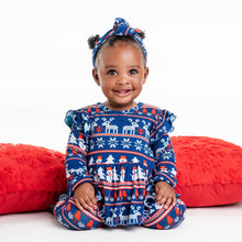 Load image into Gallery viewer, 🇨🇦 Reversible Opening Ready Set Romper® Twirl in Nordic Winter