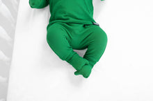 Load image into Gallery viewer, 🇨🇦 Front Opening Ready Set Romper® in Ribbed Emerald
