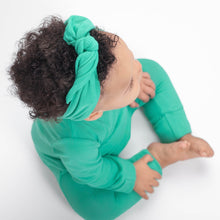Load image into Gallery viewer, 🇨🇦 Front Opening Ready Set Romper® in Ribbed Seafoam