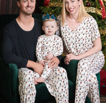 Load image into Gallery viewer, 🇨🇦 Front Opening Ready Set Romper® in Holiday Lights