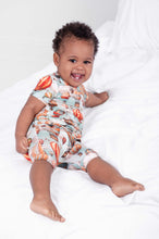 Load image into Gallery viewer, 🇨🇦 Front Opening Ready Set Romper® Shortie in Catch Me in the Clouds