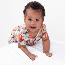 Load image into Gallery viewer, 🇨🇦 Front Opening Ready Set Romper® Shortie in Catch Me in the Clouds