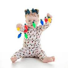 Load image into Gallery viewer, 🇨🇦 Front Opening Ready Set Romper® in Holiday Lights