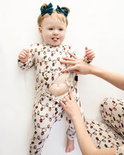 Load image into Gallery viewer, 🇨🇦 Front Opening Ready Set Romper® in Holiday Lights