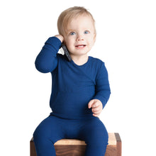 Load image into Gallery viewer, 🇨🇦 Front Opening Ready Set Romper® in Ribbed Into the Blue
