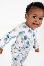 Load image into Gallery viewer, 🇨🇦 Front Opening Ready Set Romper® in Ribbed Eucalyptus Leaves