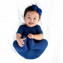 Load image into Gallery viewer, 🇨🇦 Front Opening Ready Set Romper® in Ribbed Into the Blue