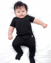 Load image into Gallery viewer, 🇨🇦 Front Opening Ready Set Romper® in Ribbed Essential Midnight