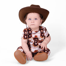 Load image into Gallery viewer, 🇨🇦 Front Opening Ready Set Romper® in Old Yellerstone