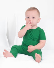 Load image into Gallery viewer, 🇨🇦 Front Opening Ready Set Romper® in Ribbed Emerald