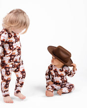 Load image into Gallery viewer, 🇨🇦 Front Opening Ready Set Romper® in Old Yellerstone
