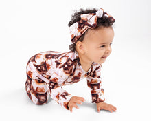 Load image into Gallery viewer, 🇨🇦 Front Opening Ready Set Romper® in Old Yellerstone