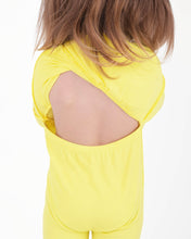 Load image into Gallery viewer, 🇨🇦 Reversible Opening Ready Set Romper® Shortie Twirl in Ribbed Sunshine