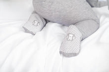 Load image into Gallery viewer, 🇨🇦 Front Opening Ready Set Romper® in Ribbed Heathered Grey