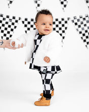 Load image into Gallery viewer, 🇨🇦 Reversible Opening Ready Set Romper® Twirl in Fast Lane