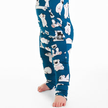 Load image into Gallery viewer, 🇨🇦 Front Opening Ready Set Romper® in Minted O.G Polar Pals