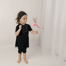 Load image into Gallery viewer, 🇨🇦 Reversible Opening Ready Set Romper® Twirl in Jet Black