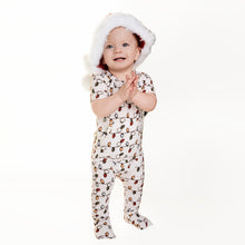 Load image into Gallery viewer, 🇨🇦 Front Opening Ready Set Romper® in Holiday Lights