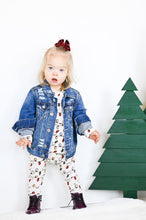 Load image into Gallery viewer, 🇨🇦 Front Opening Ready Set Romper® in Holiday Lights
