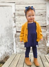 Load image into Gallery viewer, 🇨🇦 Reversible Opening Ready Set Romper® Twirl in Ribbed Into the Blue