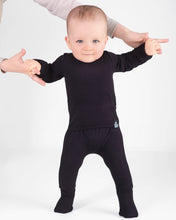 Load image into Gallery viewer, 🇨🇦 Front Opening Ready Set Romper® in RIBBED ESSENTIAL MIDNIGHT