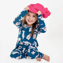 Load image into Gallery viewer, 🇨🇦  Reversible Opening Ready Set Romper® Twirl in Minted O.G Polar Pals
