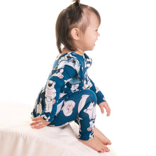 Load image into Gallery viewer, 🇨🇦  Reversible Opening Ready Set Romper® Twirl in Minted O.G Polar Pals
