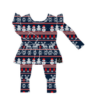 Load image into Gallery viewer, 🇨🇦 Reversible Opening Ready Set Romper® Twirl in Nordic Winter
