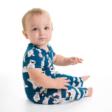 Load image into Gallery viewer, 🇨🇦  Front Opening Ready Set Romper® in Minted O.G Polar Pals
