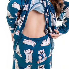 Load image into Gallery viewer, 🇨🇦  Reversible Opening Ready Set Romper® Twirl in Minted O.G Polar Pals
