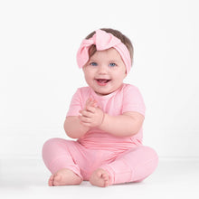 Load image into Gallery viewer, 🇨🇦  Front Opening Ready Set Romper® in Ribbed Bubblegum
