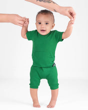 Load image into Gallery viewer, 🇨🇦  Front Opening Ready Set Romper® Shortie in Ribbed Emerald
