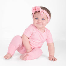 Load image into Gallery viewer, 🇨🇦  Front Opening Ready Set Romper® in Ribbed Bubblegum
