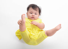 Load image into Gallery viewer, 🇨🇦 Reversible Opening Ready Set Romper® Shortie Twirl in Ribbed Sunshine
