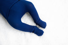 Load image into Gallery viewer, 🇨🇦  Front Opening Ready Set Romper® in Ribbed Into the Blue
