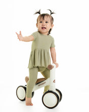 Load image into Gallery viewer, 🇨🇦 Reversible Opening Ready Set Romper® Twirl in Ribbed Pistachio
