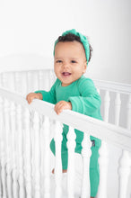 Load image into Gallery viewer, 🇨🇦  Front Opening Ready Set Romper® in Ribbed Seafoam
