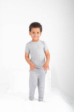 Load image into Gallery viewer, 🇨🇦  2 pc Loungewear Set in Ribbed Heathered Grey
