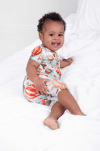 Load image into Gallery viewer, 🇨🇦 Front Opening Ready Set Romper® Shortie in Catch Me in the Clouds
