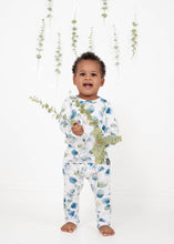 Load image into Gallery viewer, 🇨🇦  Front Opening Ready Set Romper® in Ribbed Eucalyptus Leaves

