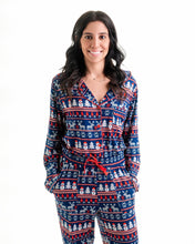 Load image into Gallery viewer, 🇨🇦 Women’s Deluxe Loungewear Top in Nordic Winter

