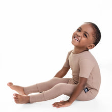 Load image into Gallery viewer, 🇨🇦  Front Opening Ready Set Romper® in Ribbed Sandstone
