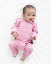 Load image into Gallery viewer, 🇨🇦 Front Opening Ready Set Romper® in RIBBED BLUSH PINK
