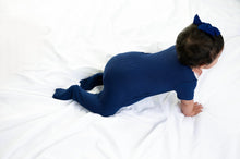 Load image into Gallery viewer, 🇨🇦 Front Opening Ready Set Romper® in Ribbed Into the Blue

