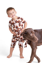 Load image into Gallery viewer, 🇨🇦  Front Opening Ready Set Romper® Shortie in Old Yellerstone
