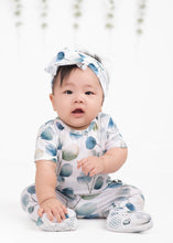 Load image into Gallery viewer, 🇨🇦  Front Opening Ready Set Romper® in Ribbed Eucalyptus Leaves
